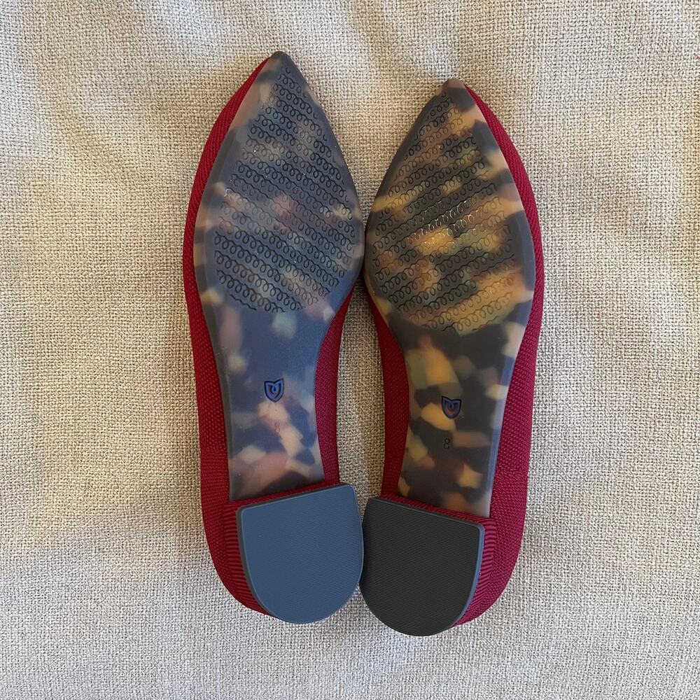 Rothy's Burgundy Pointed Toe Heels NEW - Picture 5 of 11